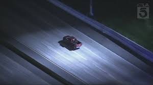 Police Chase of Speeding Pickup Ends in Downtown LA Parking Structure