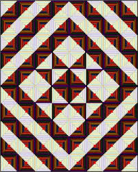 Image result for log cabin quilt block how to