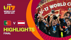 خلاصه بازی پرتغال 1-0 اتریش (فینال جام جهانی نوجوانان 2025)