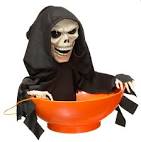 Skeleton candy bowl