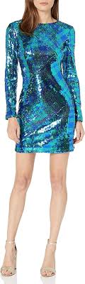 Tadashi Shoji Women's L/S All Over Sequin Dress - Product from Amazon.com