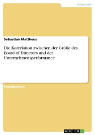 Autorenprofil | Sebastian Mattheus | 1 eBooks | GRIN