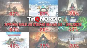 Hundreds of Games and DLCs on Sale: Save Big With THQ Nordic’s (Pre-)Spring Sale on Steam!