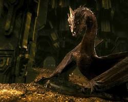 Image of Smaug from The Hobbit