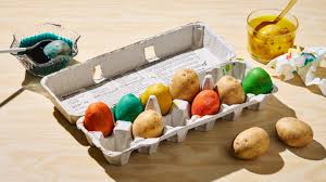 Creative Easter Alternatives: Dyeing Potatoes and Marshmallows Amidst High Egg Prices