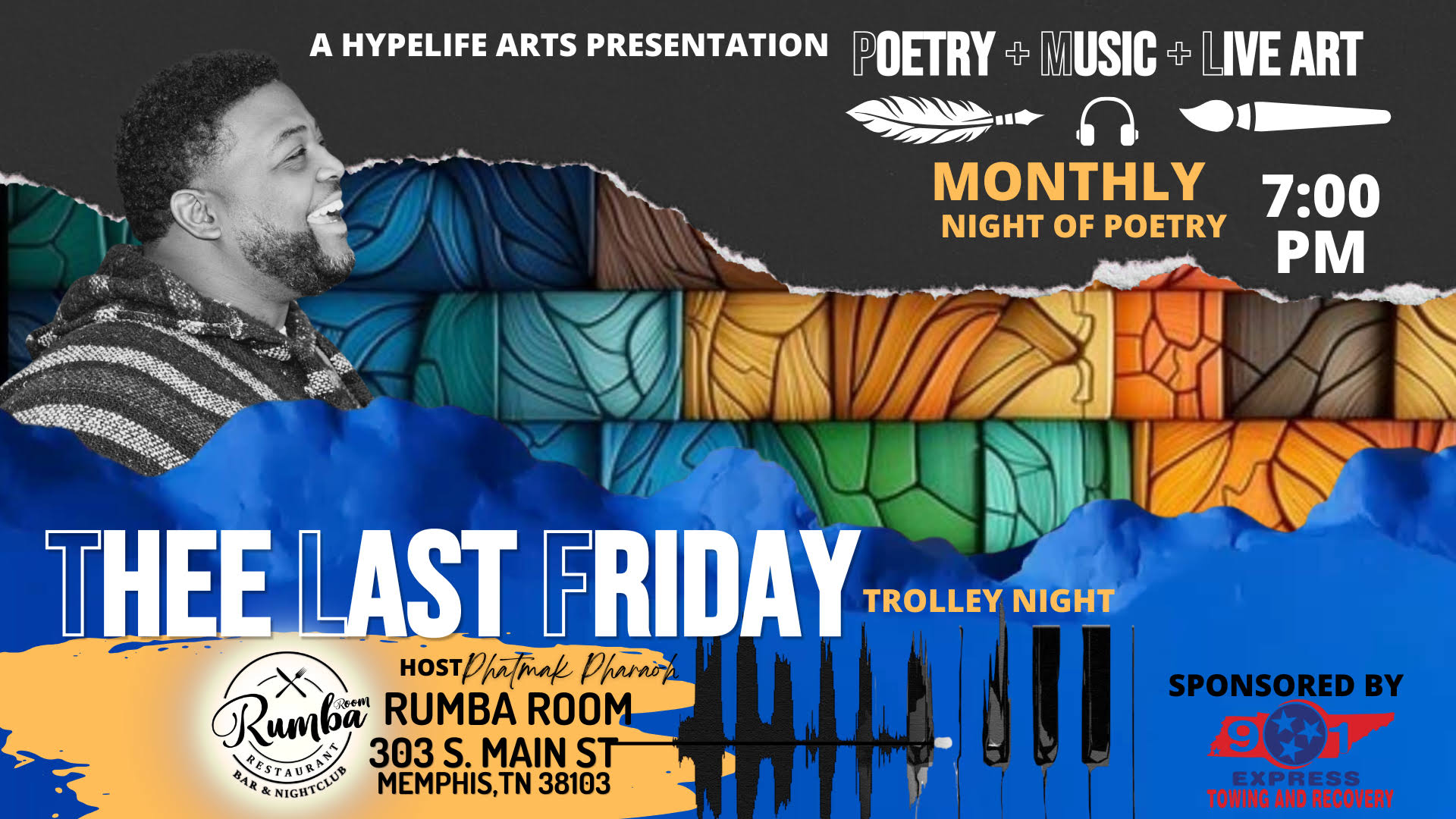 Thee Last Friday: A night of music and poetry