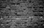 Black brick wallpaper