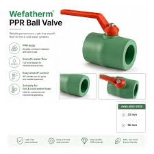 Wefatherm 50MM PPR Ball Valve | Flow Control