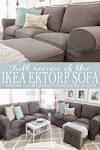 EKTORP Sofa - Nordvalla dark beige - IKEA