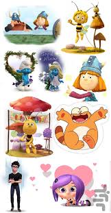 Image result for ‫استیکرهای وایبر برای تلگرام‬‎