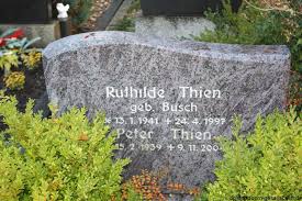 Grab von Peter Thien (15.02.1939-09.11.2004), Friedhof Emden ...