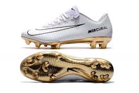 nike cr7 kids gold white