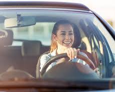 Image of happy driver with an EZ Tag