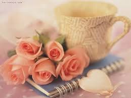Image result for beautiful flower and coffee