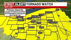 19 First Alert Day: Tornado Watch issued for all of Northeast Ohio