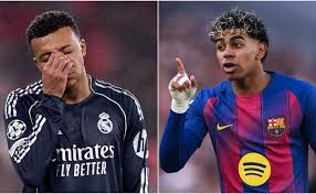 Lamine Yamal outshines Kylian Mbappe in key La Liga ranking, emerging as Barcelona’s top game-changer