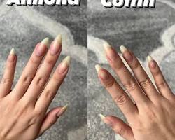 Image de Coffin Almond Nails