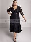 Robe de soire grande taille