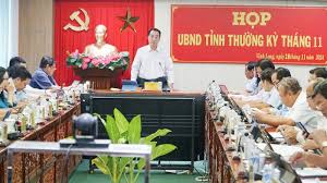 UBND tỉnh họp thường kỳ tháng 11