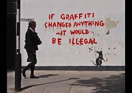 Banksy Graffiti Superhero: 45 Great Photos &amp; Quotes via Relatably.com