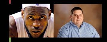 Meet Brian Windhorst, the writer whose beat is LeBron James. blog post image. He covers LeBron James for ESPN. But that may be an understatement. - Lebron_Brian_thumb