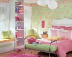 Interior Decorating - Girls Bedroom Wallpaper -