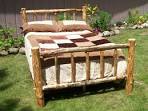 Log cabin style bed frames Sydney