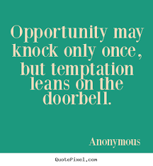 Greatest 21 famed quotes about opportunity knocks image Hindi ... via Relatably.com