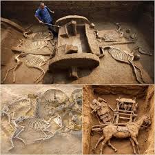 Ancient chariot and horses discovered in Bulgaria