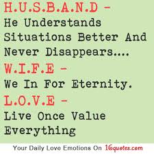 Supreme nine popular quotes about husband and wife photo German ... via Relatably.com