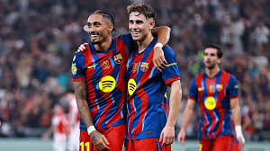 Five star Barca cruises into Supercopa final