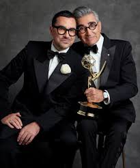 As Emmy hosts, Eugene and Dan Levy want to make the show a ‘light and bright’ night