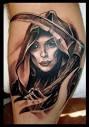 Awesome Grim Reaper Girl Tattoo - awesome-grim-reaper-girl-tattoo