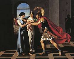 Image of Andromache wife of Hector Iliad classical art