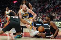 APTOPIX Pacers Trail Blazers Basketball