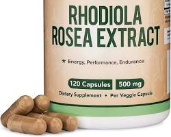 Rhodiola rosea supplement