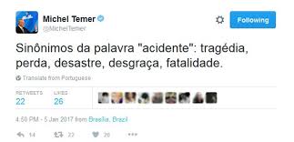 Resultado de imagem para Temer diz que mortes em manaus foram acidentes