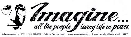 Imagine All the People Living Life in Peace - Bumper Sticker. Imagine All the People Living Life in Peace - Bumper Sticker. $3.75. SKU: LS88. Price: $3.75 - LS88-Imagine-All-The-People-Living-Life-In-Peace-Bumper-Sticker