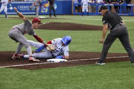 Kansas Jayhawks baseball team in action