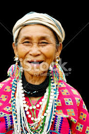 Karen Hill Tribe Woman Lizenzfreies Foto
