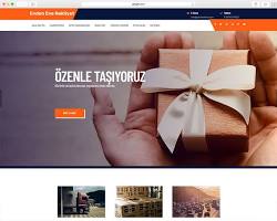 Nakliyat firması web sitesi örneği resmi