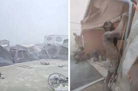 Burning Man Attendees Face Wild Weather: Dust Storms, Heat, and Thunder