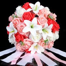 Image result for images of rose and lily flowers