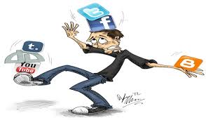Image result for social media cartoons