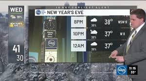 FORECAST: A few flakes possible to ring in the new year