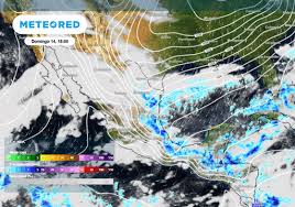Domingo, 14 de diciembre: frente frío 21 y nueva masa de aire, traen viento fuerte, lluvia y enfriamiento de temperatura