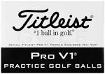 Titleist Pro VPractice Golf Balls eBay