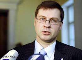 Lettlands Premier <b>Valdis Dombrovskis</b>, sehr jung aussehend, <b>...</b> - 0,,4320975_4,00