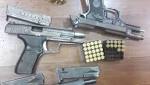 bust with illegal weapons