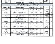 صورة جدول امتحانات الثانوية العامة للدورة الشتوية 20242024 الكيمياء